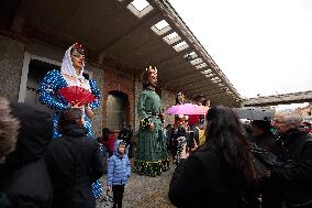 Carnival Parade In Madrid, Spain