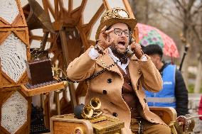 Carnival Parade In Madrid, Spain