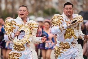 Carnival Parade In Madrid, Spain