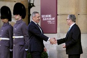 Arrivals at Summit on Ukraine - London