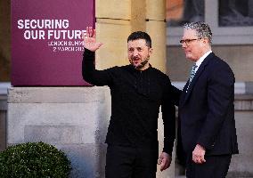 Arrivals at Summit on Ukraine - London