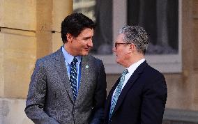 Arrivals at Summit on Ukraine - London