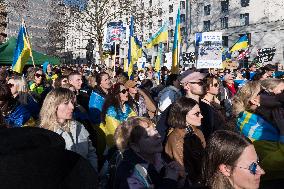 Rally For Ukraine In London