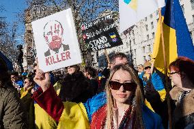 Rally For Ukraine In London