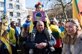 Rally For Ukraine In London