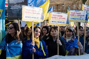 Rally For Ukraine In London