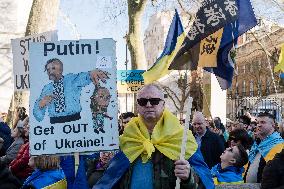 Rally For Ukraine In London