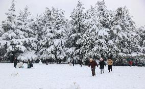 Heavy Snow Hit Sanmenxia