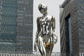 Giant Machina Sculpture in Shanghai