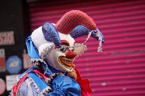 Bolivian Carnival Street In The City Of São Paulo, Brazil