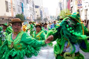 Bolivian Carnival Street In The City Of São Paulo, Brazil