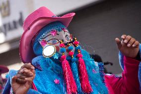 Bolivian Carnival Street In The City Of São Paulo, Brazil