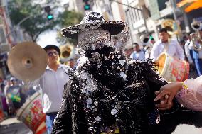 Bolivian Carnival Street In The City Of São Paulo, Brazil