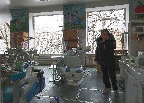 Response effort to Russian drone strike in Kharkiv