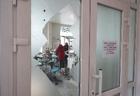Response effort to Russian drone strike in Kharkiv