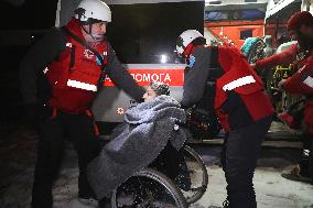 Kharkiv hospital gets damaged by Russian drone attack