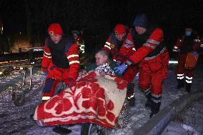 Kharkiv hospital gets damaged by Russian drone attack