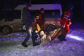 Kharkiv hospital gets damaged by Russian drone attack