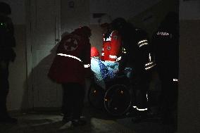 Kharkiv hospital gets damaged by Russian drone attack