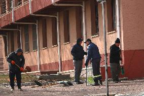 Russian drone attack damages FC Chornomorets training ground in Odesa