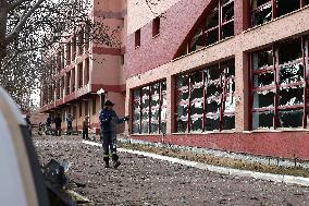 Russian drone attack damages FC Chornomorets training ground in Odesa