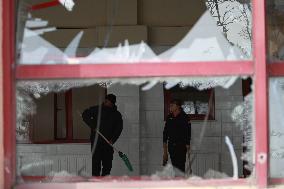 Russian drone attack damages FC Chornomorets training ground in Odesa