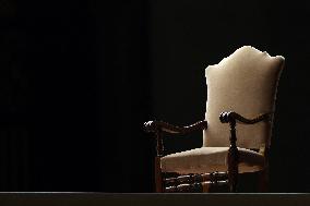 Religion: Cardinal Robert Prevost leads the recitation of the Holy Rosary for Pope Francis on March 03, 2025