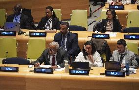 U.N. meeting on banning nuclear weapons