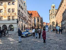 Police Patrol In Nuremberg