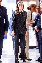 Queen Letizia At The World Rare Disease Day Event In Oviedo