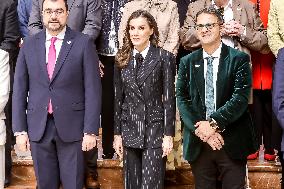 Queen Letizia At The World Rare Disease Day Event In Oviedo