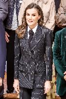 Queen Letizia At The World Rare Disease Day Event In Oviedo