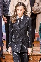 Queen Letizia At The World Rare Disease Day Event In Oviedo