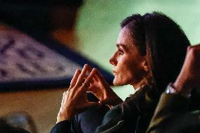 Queen Letizia At The World Rare Disease Day Event In Oviedo
