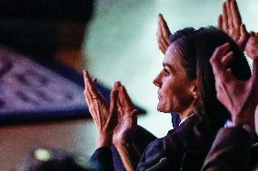 Queen Letizia At The World Rare Disease Day Event In Oviedo