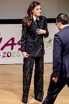 Queen Letizia At The World Rare Disease Day Event In Oviedo