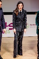 Queen Letizia At The World Rare Disease Day Event In Oviedo