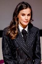 Queen Letizia At The World Rare Disease Day Event In Oviedo