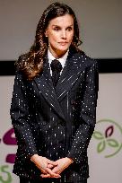 Queen Letizia At The World Rare Disease Day Event In Oviedo