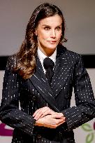Queen Letizia At The World Rare Disease Day Event In Oviedo