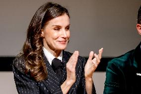 Queen Letizia At The World Rare Disease Day Event In Oviedo