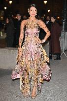 PFW Le Grand Diner De Louvre Outside Arrivals