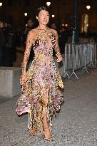 PFW Le Grand Diner De Louvre Outside Arrivals