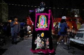 Carnival Of Masks And Costumes In La Magdalena Neighborhood, Culhuacán, Mexico City