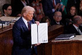 President Trump Gives Speech to Joint Session of Congress