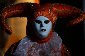 Carnival Of Masks And Costumes In La Magdalena Neighborhood, Culhuacán, Mexico City