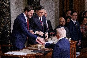 President Trump Gives Speech to Joint Session of Congress