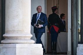 Council of Ministers at the Elysee Palace FA