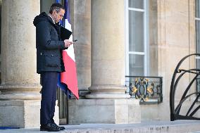 Council of Ministers at the Elysee Palace FA