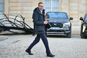 Council of Ministers at the Elysee Palace FA